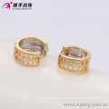 90478 New Products Two -Tone Huggie Earrings Fashion jewelry earring